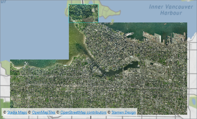 Matching orthophotos